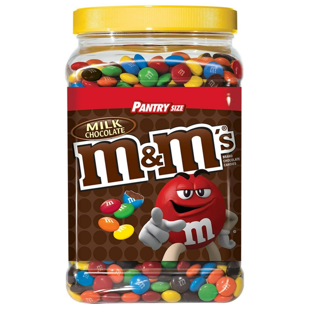 M&Ms Milk Chocolate Candies 3lb 14oz Jar