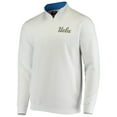 thumbnail image 2 of Men's Colosseum White UCLA Bruins Tortugas Logo Quarter-Zip Jacket, 2 of 3