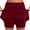 Wine, variant on Fsqjgq Skater Skirt Y2k Skirts for Women Maxi Skirt Mid Length Skirts for Women Tennis Skirts High Waisted Mini Skirt with Pockets Inner Shorts for Athletic Skorts Sports Running Pleated Skirt S