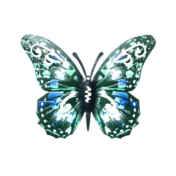 Jardín Mariposa Arte Jardín al aire libre Patio trasero Metal Animal Decoración Regalo Wmkox8yii fhajkh938