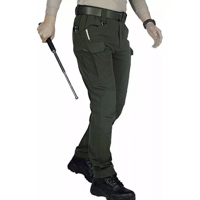 Hombre Pantalón Táctico Militar Impermeable Y Cortavientos