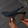 thumbnail image 7 of Quaouag Mules for Women Flats Comfortable Soft Memory Foam Insole Shoes, 7 of 7