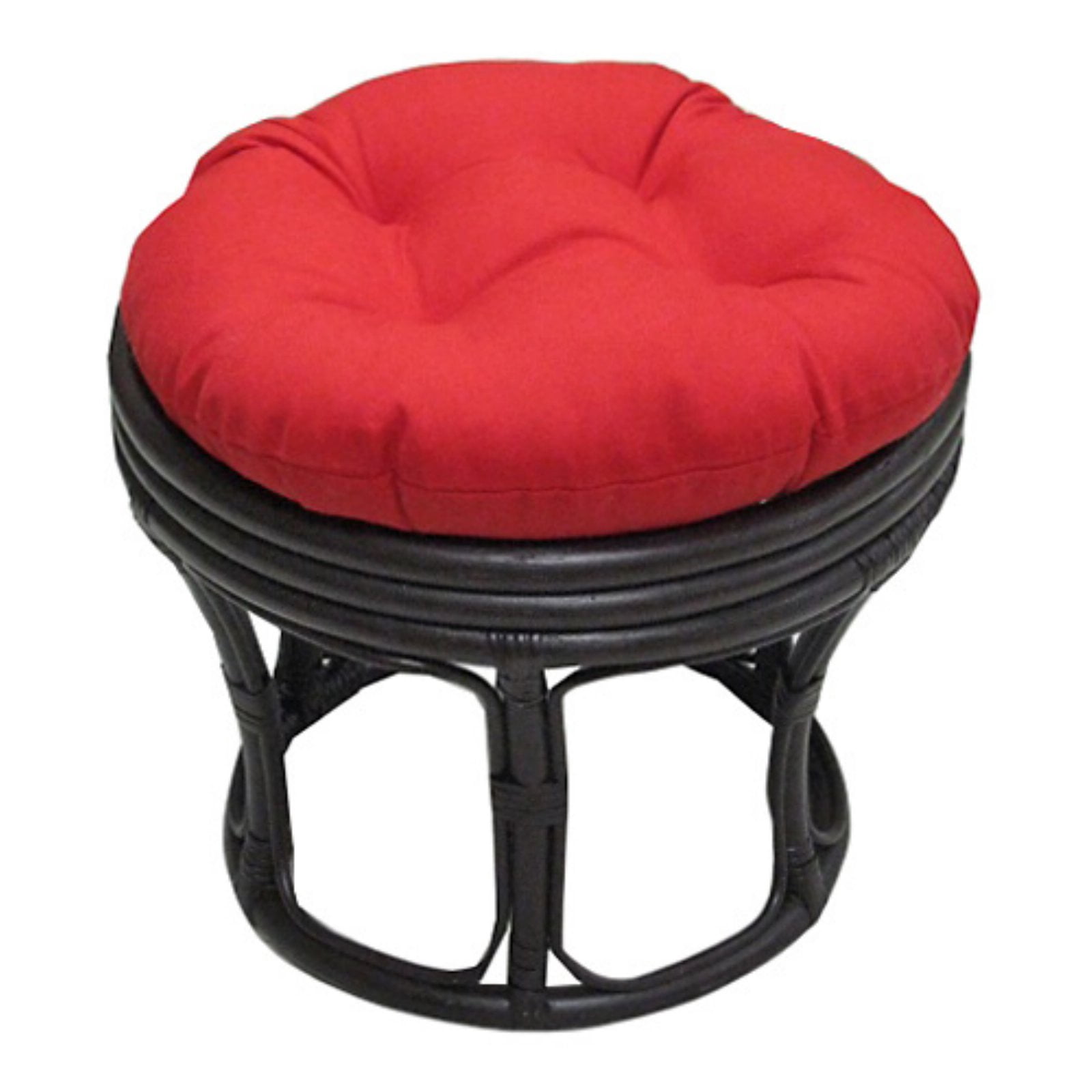Blazing Needles  18-inch Microsuede Footstool Cushion
