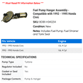 thumbnail image 2 of Fuel Pump Hanger Assembly - Compatible with 1992 - 1995 Honda Civic 1993 1994, 2 of 2