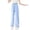 Blue, variant on Coerni Girls Wide Straight Leg Sweatpants Trendy Elastic Waist Pants Casual Joggers with Heart Print Summer Hiking Pants Sweats