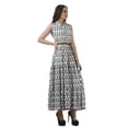 thumbnail image 2 of Moomaya Robes à Étages en Rayonne pour Femmes Imprimées Col Classique Robe-Chemise Femmes, 2 of 4