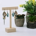thumbnail image 6 of Plain Wooden t shape bar Earrings Necklace Bracelet Jewelry Display Holder Stand, 6 of 8