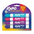 thumbnail image 2 of EXPO Intense Colors Low Odor Chisel Tip Dry Erase Markers, 4 Pack + 1 Bonus, 2 of 2