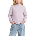 thumbnail image 2 of Annhoo Boys Fleece Crewneck Sweatshirts Solid Color Long Sleeve Oversized Thick Soft Warm Kids Casual Pullovers, 2 of 7