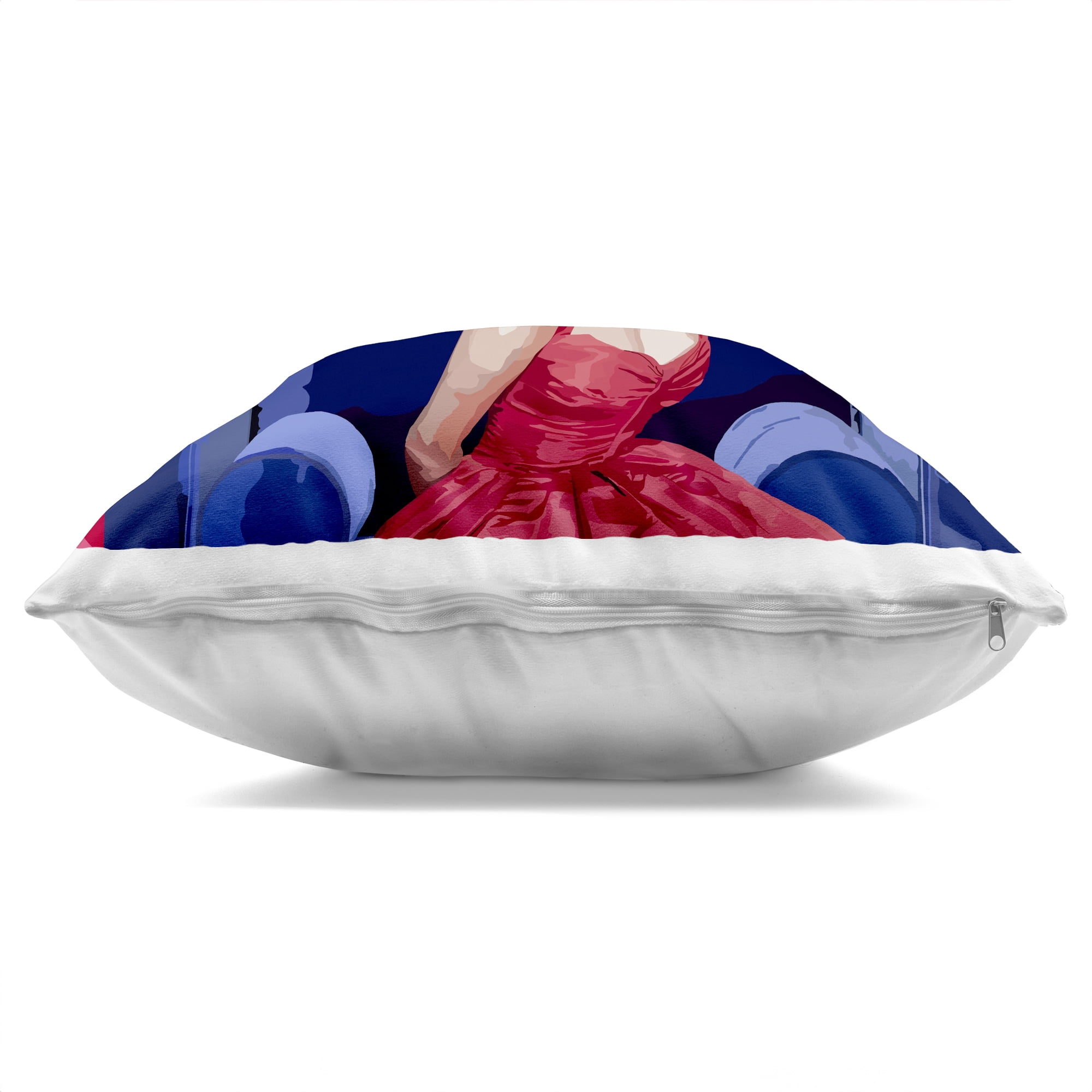 Stupell Industries Beauty Is An Attitude Decorative Printed Throw Pillow, design by Lynnda Rakos, 18 x 7 x 18