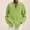 yellow, variant on OUSITAID Mens Long Sleeve Linen Shirt Summer Loose Fit Lightweight Button Down Shirt