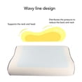 thumbnail image 5 of M Buder Contour Memory Foam Pillow with Cooling Gel, Wavy Cervical Neck Support Sleeping Pillow for Home and Beauty Salon, 19.7 in / 50 cm, 5 of 9