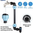 thumbnail image 3 of 1000L Tank Faucet Brass 1000L Tank Connector IBC Tank Adapter Tank Adapter S60x6 Coarse Thread 3/4'' IBC Tank Connector Faucet Kit, 3 of 4