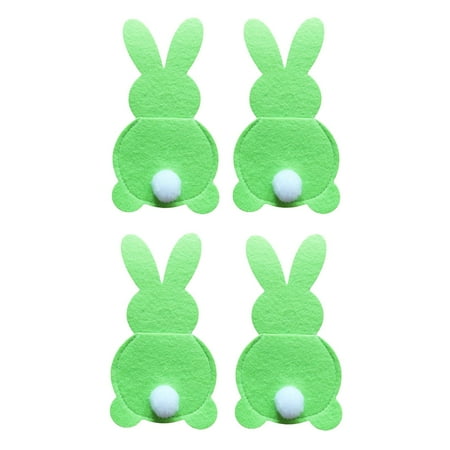 

Easter Bunny With Tail Cutlery Bag Cutlery Set 4pcs In A Set 5 Colors Yellow Blue Green Purple Pin K