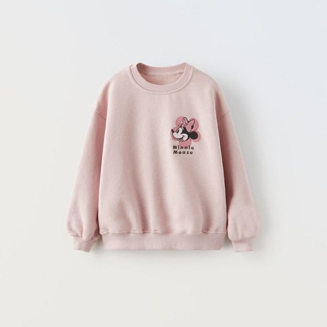 Sudadera con estampado de dibujos animados para bebés y niños, Tops de manga larga con estampado de Mickey, sudaderas deportivas informales de moda, Color sólido, ropa de principios de otoño, nuevo