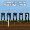 thumbnail image 4 of Adjustable Golf Tee Height Tool Precision Tee Height Setter for Consistent Swings, Durable Design, Easy-to-Use Golf Training Aid black, 4 of 6