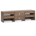 thumbnail image 6 of SONOROUS LB-1620 Modern Wood and Glass TV Stand for TVs up to 75" (Walnut), 6 of 8