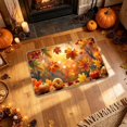 thumbnail image 5 of suore Fall Door Mat Non Slip Front Welcome Mat, Heavy Duty Washable Doormat Traps Mud Dirt, Low Profile Anti Slip Backing, Cozy Thanksgiving Autumn Floor Mat for Entrance Patio Porch Decor, 5 of 6