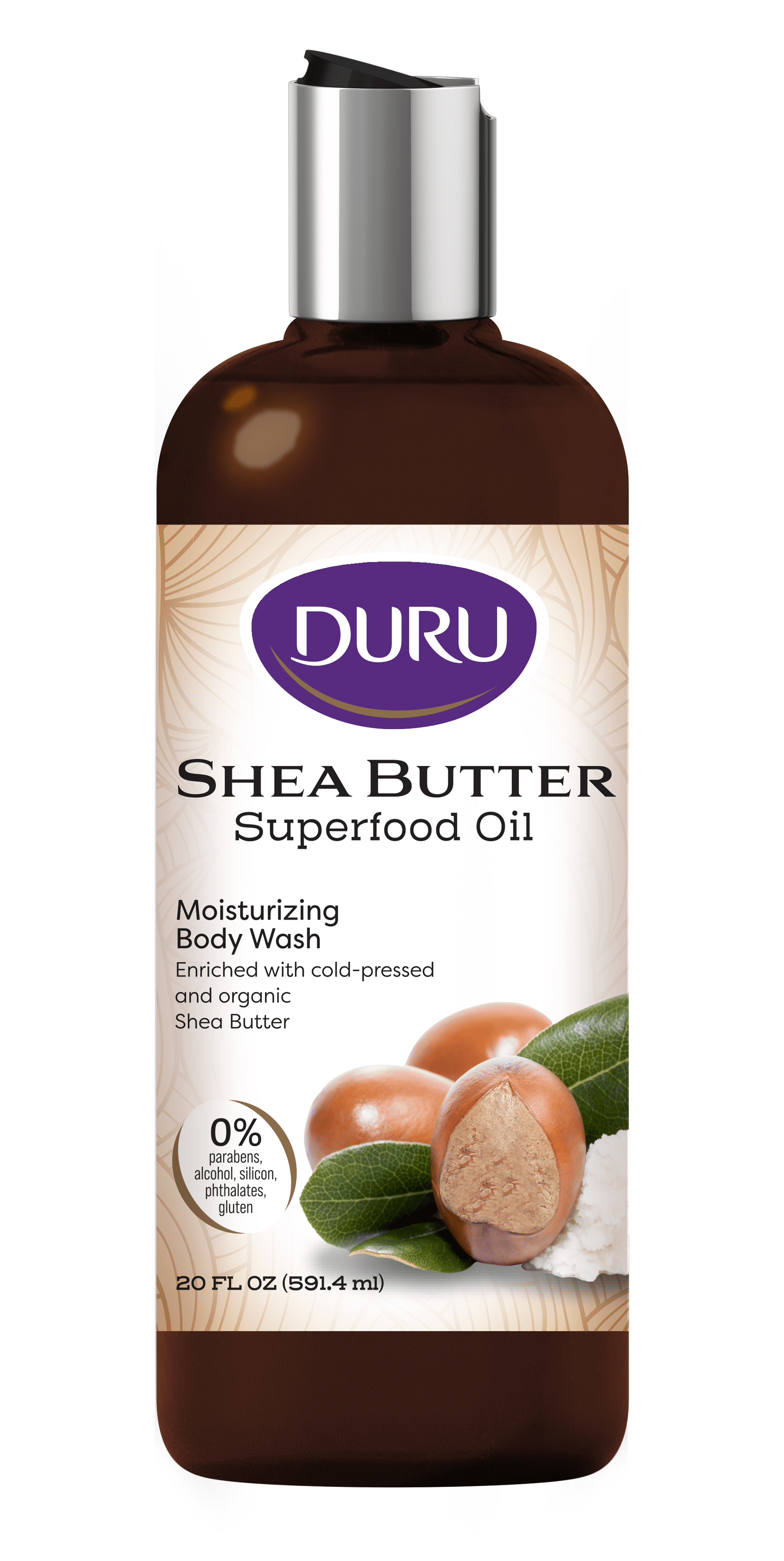 DURU Superfood Oil Shea Butter Body Wash Gentle Cleansing Bodywash