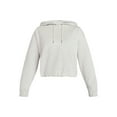 thumbnail image 5 of Time and Tru Women's Bubble Hem Pullover Hoodie with Long Sleeves, Size XS-XXXL, 5 of 5