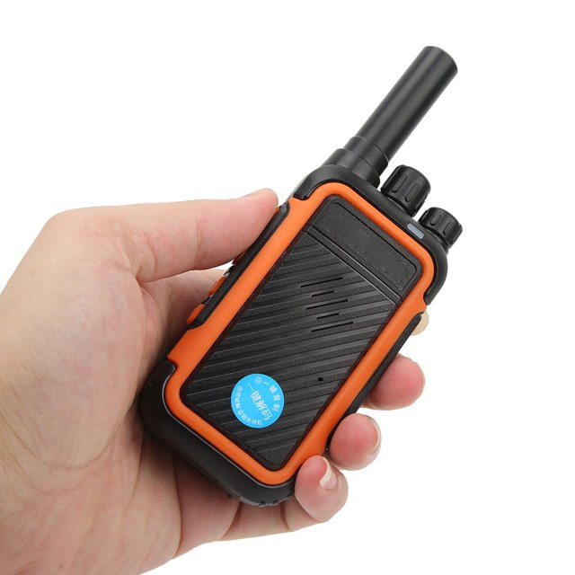 Radio de dos vías, walkie talkie portátil, mini walkie talkie recargable, walkie talkie portátil, máxima confiabilidad