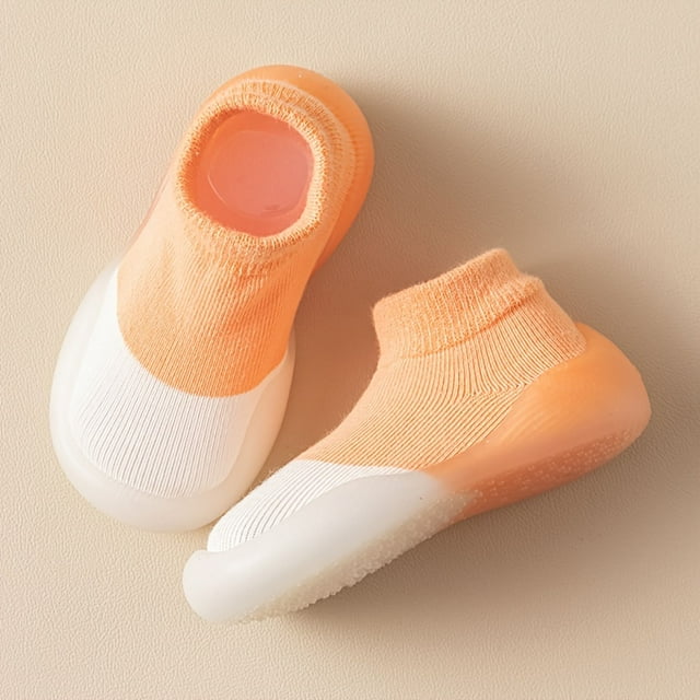 MesaSe Chaussures Chaussettes de Sol Color Block Adorables - Parfaites pour les Promenades de Printemps et d'Été des Filles!