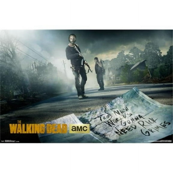 Posterazzi Walking Dead - Street Poster Print - 22 x 34 in.