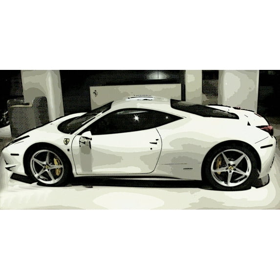 Ferrari 458 Italia - CANVAS OR PRINT WALL ART