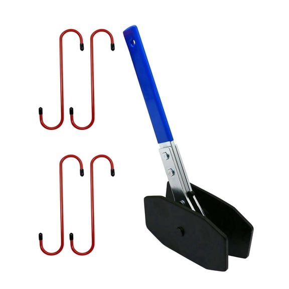 Witaxima Professional Brake Caliper Compression Tool, 5-Piece 360° Ratcheting Brake Pad Spreader with Hanger Hooks, Blue