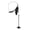 Black-2, variant on Dxssxc Cat Feather Wand Toy with Bells Suction Cup, Interactive Cat Teaser Stick for Kitten Play Chase Exercise, Plush Rod Toy for Indoor Home Use