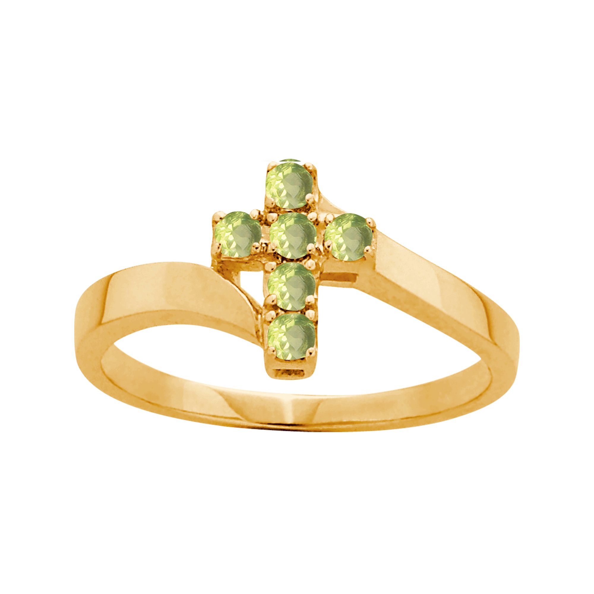 Keepsake Personalized Family Jewelry Devotion Cross Ring available in Sterling Silver, Yellow and White Gold