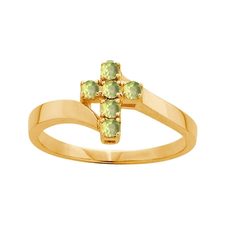 Keepsake Personalized Family Jewelry Devotion Cross Ring available in Sterling Silver, Yellow and White Gold