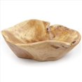 thumbnail image 5 of 3X Cuenco de Madera para Servir Ensalada de Frutas de RaíZ Tallados A Mano Sala de Estar Creativa Cuenco de Madera Real para Dulces 15-19cm, 5 of 5
