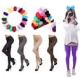 thumbnail image 2 of Kmbangi Chaussettes Opaques pour Femmes Couleurs Bonbon Chaussettes Collants Collants de Printemps, 2 of 4