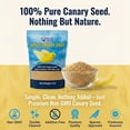 thumbnail image 6 of Birds LOVE Alpiste Canary Seed Bird Food, Canadian Grown, Packed in USA, Natural Single Ingredient Seed, Double Cleaned, Non GMO, Low Dust, Resealable 5 lb Bag, 6 of 13