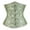 Green, variant on Underbust Corsets Women Gothic Green S