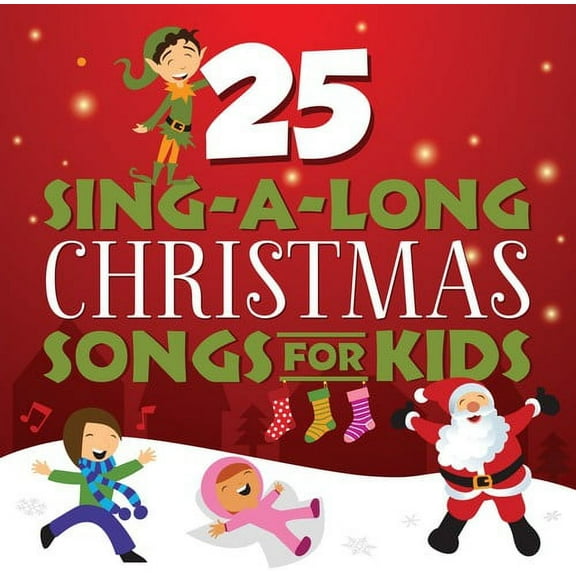 Songtime Kids - 25 Sing-A-Long Christmas Songs for Kids - Christmas Music - CD