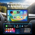 thumbnail image 3 of Audio estéreo para coche de 10.1 pulgadas Single Din con CarPlay y Android, 3 of 7