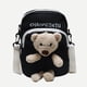 thumbnail image 4 of De lona Casual bolso mujer bolsas oso de peluche Cuco decoración Likrtyny chicas bolsas de mensajero de hombro mujer diario pequeñas bolsas bolsos de hombro, 4 of 6