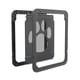 thumbnail image 2 of Puerta para perros con mosquitera para puerta corredera, apertura interior, puerta para perros de 12 x 14 pulgadas, puerta mosquitera con puerta para perros incorporada, color negro, 2 of 5