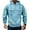 Light Blue #86, variant on Dresfit Men's Quarter Zip Pullover Hooded Big and Tall Hoodies Fleece Long Sleeve Travel Sweatshirts Winter Fall Cargo Warm Zip Up Sweatshirt Light Blue 4XL