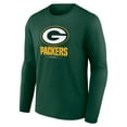 thumbnail image 2 of Men's Green Green Bay Packers Logo Team Lockup Long Sleeve T-Shirt, 2 of 3