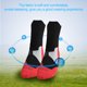 thumbnail image 2 of 1 par de calcetines deportivos elásticos transpirables unisex para deportes al aire libre (rojo), 2 of 8