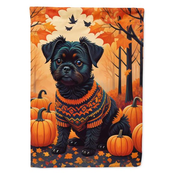 Affenpinscher Fall Garden Flag