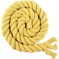 thumbnail image 1 of Yazoeia 3.28 Yards Natural Twisted Cotton Rope, Macrame Cord Natural Cotton Rope, 3 Strand Solid Colors Braided Cotton String for Craft Knitting Thread Wall Hanging and DIY Crafts, 20mm, 1 of 7