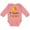 Mauve, variant on Inktastic St. Augustine Florida Orange in Heart Boys or Girls Long Sleeve Baby Bodysuit