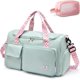 thumbnail image 1 of Small Gym Bag for Women, Travel Duffle Bag Carry On Weekender Bag with Shoe Compartment, 1 of 5