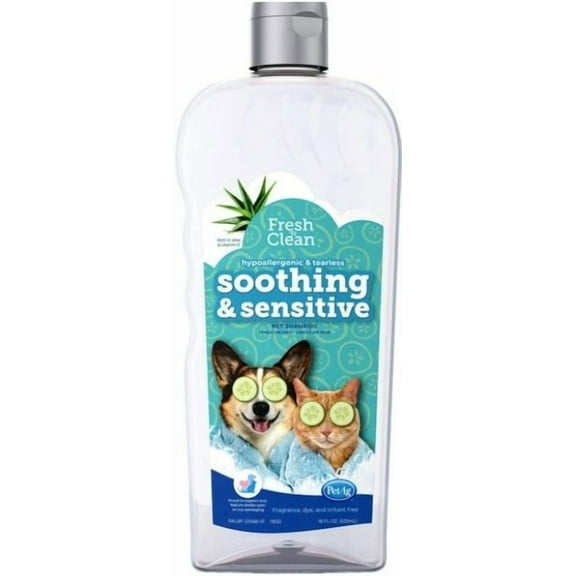 Fresh N Clean 18 oz Soothing & Sensitive Hypoallergenic Dog Shampoo