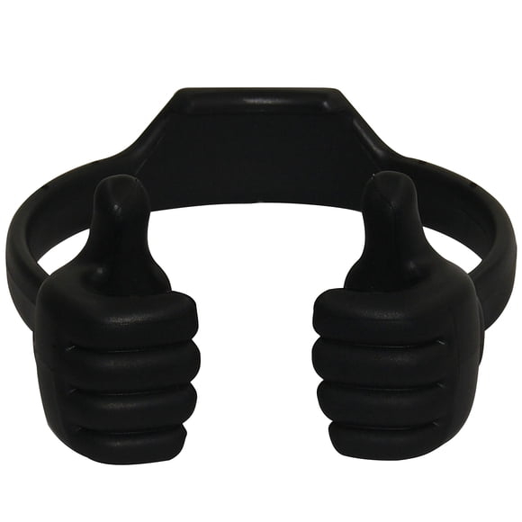 Soporte para teléfono móvil Honsky Thumbs-Up para escritorio, negro