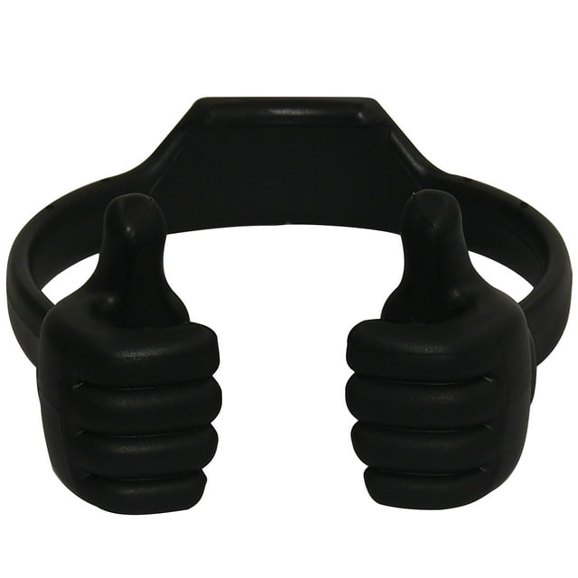 Soporte para teléfono móvil Honsky Thumbs-Up para escritorio, negro
